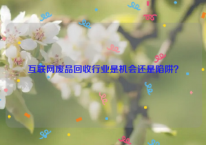 互聯(lián)網(wǎng)廢品回收行業(yè)是機會還是陷阱？
