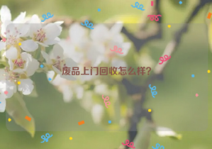 廢品上門回收怎么樣？