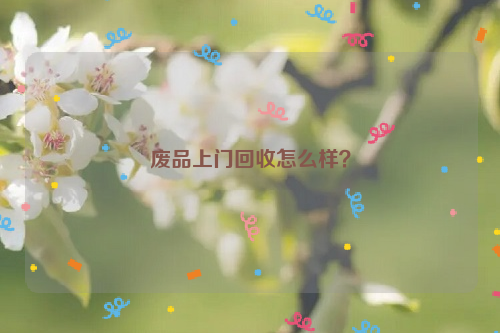 廢品上門回收怎么樣？