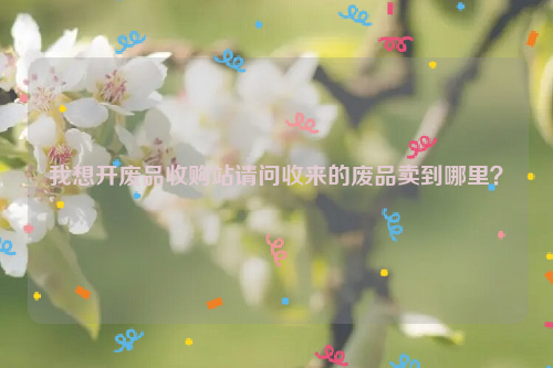 我想開廢品收購站請問收來的廢品賣到哪里？